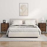 Bedside Cabinet Brown Oak 42 x 41 x 61 cm Engineered Wood 859488