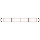 Raised Garden Bed Weathering Steel 360 x 40x 40 cm 8011711
