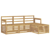 Outdoor Sofa Set 4 pcs White 189.5 x 122.5 x 73 cm 3391619