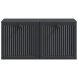 Wall-Mounted TV Cabinet Black 59.5 x 31 x 30 cm Engineered Wood 898026