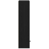 Bookcase Black Oak 31x24x102 cm Engineered Wood 860338