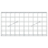 Gabion with 5 mm Wire and 10x10 cm Mesh 100x10x50 cm 3464900