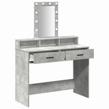 Dressing Table Grey 100 x 41 x 140 cm Engineered Wood 865175