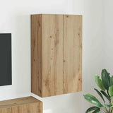 TV Wall Cabinet Artisan Oak 59.5 x 31 x 100 cm Engineered Wood 892378