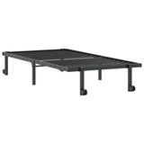 Bed Frame without Mattress Foldable Black 90x190 cm Steel 4103959
