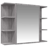 3 Piece Bathroom Cabinet Set Grey Sonoma Engineered Wood 3187607