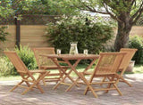3059583 5 Piece Garden Dining Set Solid Teak Wood