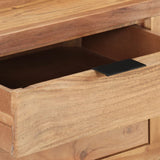 Desk 107x45x79 cm Solid Acacia Wood with Live Edges 323523