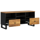 TV Cabinet 100x33x46 cm Solid Wood Mango and Engineered Wood 351981