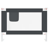Toddler Safety Bed Rail Dark Grey 90x25 cm Fabric 10225