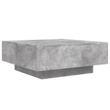Coffee Table Concrete Grey 80x80x31 cm Engineered Wood 836584