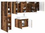 Bathroom Cabinet Set 5 pcs Old Wood Engineered Wood 3407317