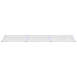 ZNTS Door Canopy Grey and Transparent 358.5x90 cm Polycarbonate 153695