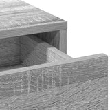 Dressing Table Set with Shelf 3 pcs Grey Sonoma Engineered Wood 3334295