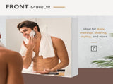 Bathroom Mirror Cabinet, Wall Mounted Bathroom Storage Cupboard with Adjustable Shelf, 60W x 15D x T3398P343528