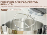 1300W Kitchen Stand Mixer, with Accessories - Silver T3398P378842