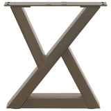 Coffee Table Legs 2 pcs Natural Steel 30x cm Steel 4012679