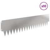 Lawn Edging 10 pcs metal 8008299