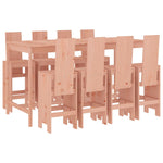 9 Piece Garden Bar Set Solid Wood Douglas 3157792