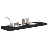 Floating Wall Shelves 4 pcs Black 90x23.5x3.8 cm MDF 323840