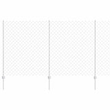 Fence and Post Silver 1.4 x 10 m Steel 3336298