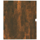 Sink Cabinet Smoked Oak 60x38.5x45 cm Engineered Wood 815648