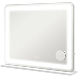 HOMCOM Vanity Mirror with Lights, Large Lighted Makeup Mirror with 3 Colour Lighting Modes, 10X T3398P378889
