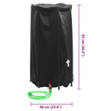 Water Tank with Tap Foldable 250 L PVC 155998