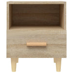 Bedside Cabinets 2 pcs Sonoma Oak 40x35x47 cm 812013