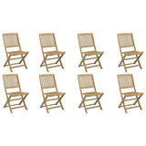 Folding Garden Chairs 8 pcs 44x50x88 cm Solid Wood Acacia 3214233