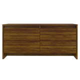 Coffee Table Brown Oak 90x50x41.5 cm Engineered Wood 813031