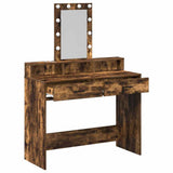 Dressing Table Brown 100 x 41 x 140 cm Engineered Wood 865176