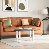 Coffee Table Legs White 2 pcs 38x cm Steel 4013277