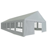 Party Tent PE 6x12 m Grey 275270