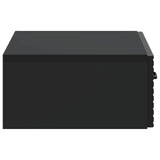 Wall-Mounted Side Table Black 59 x 34.5 x 17 cm Engineered Wood 898656