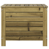 Garden Footstool 62x63.5x53.5 cm Impregnated Wood Pine 844907