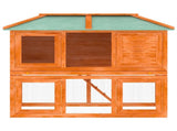 Animal Rabbit Cage Double Floor Wood 170849