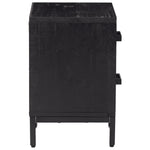 Bedside Cabinets 2 pcs Black 36x30x45 cm Solid Wood Pine 3120339