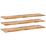 Floating Shelves 3 pcs 140x40x2 cm Oil Finished Solid Wood Acacia 3279569