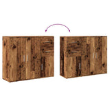 Sideboard Old Wood 91x29.5x75 cm Engineered Wood 855906