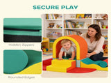 Kids Soft Play Set, 10PCs PU Leather Foam Climbing Blocks for Climb and Crawl, Educational Toys for T3398P553439