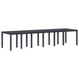 Garden Dining Set 13 pcs Anthracite Polt rattan 3378773