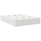 Storage Bed Frame with Drawer White 140 cm Engineered Wood 3335693