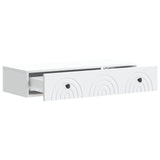 Wall-Mounted Side Table Wall-mounted White 87.5 x 34.5 x 17 cm 898155