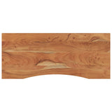 Desk Top 140x60x2.5 cm Rectangular Solid Wood Acacia 370174