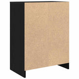 Sideboard Black Oak 57x34x76 cm Engineered Wood 861617