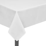 5 Tablecloths White 250 x 130 cm 130805