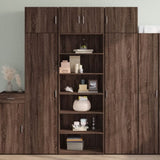 Highboard Brown Oak 70x41x185 cm Engineered Wood 3281693