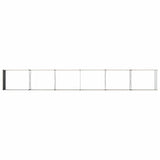 Raised Garden Bed Wood Brown 600 x 80 x 55 cm cold-rolled steel 8006449
