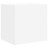 TV Wall Cabinets with LED Lights 2 pcs White 40.5x35x40 cm 837247